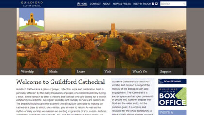 Screenshot: Guildford Cathedral